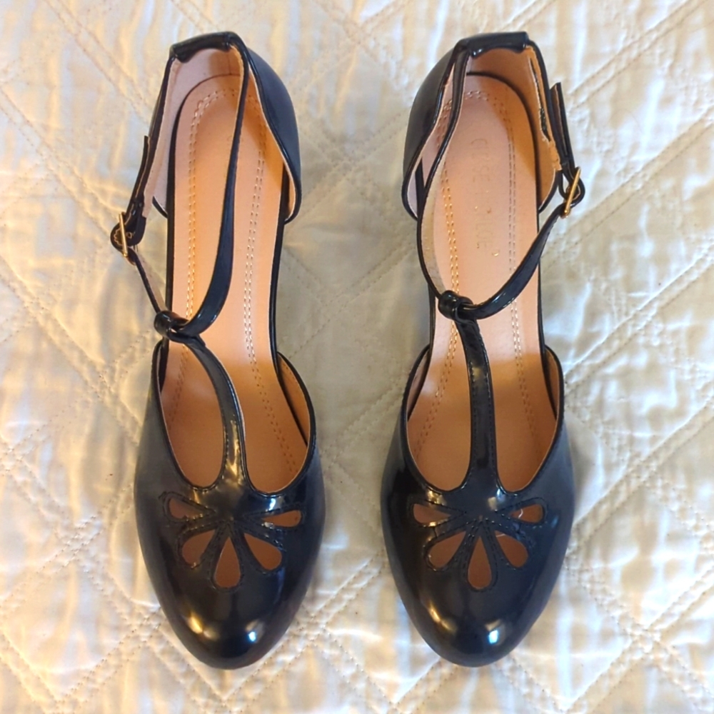 Black Mary Jane Heels